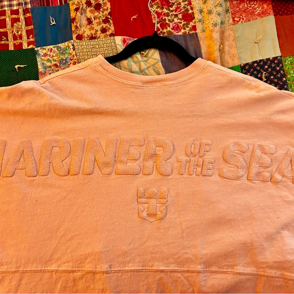 Royal Caribbean Cruise Mariner of the Seas Spirit Jersey Pink Crewneck